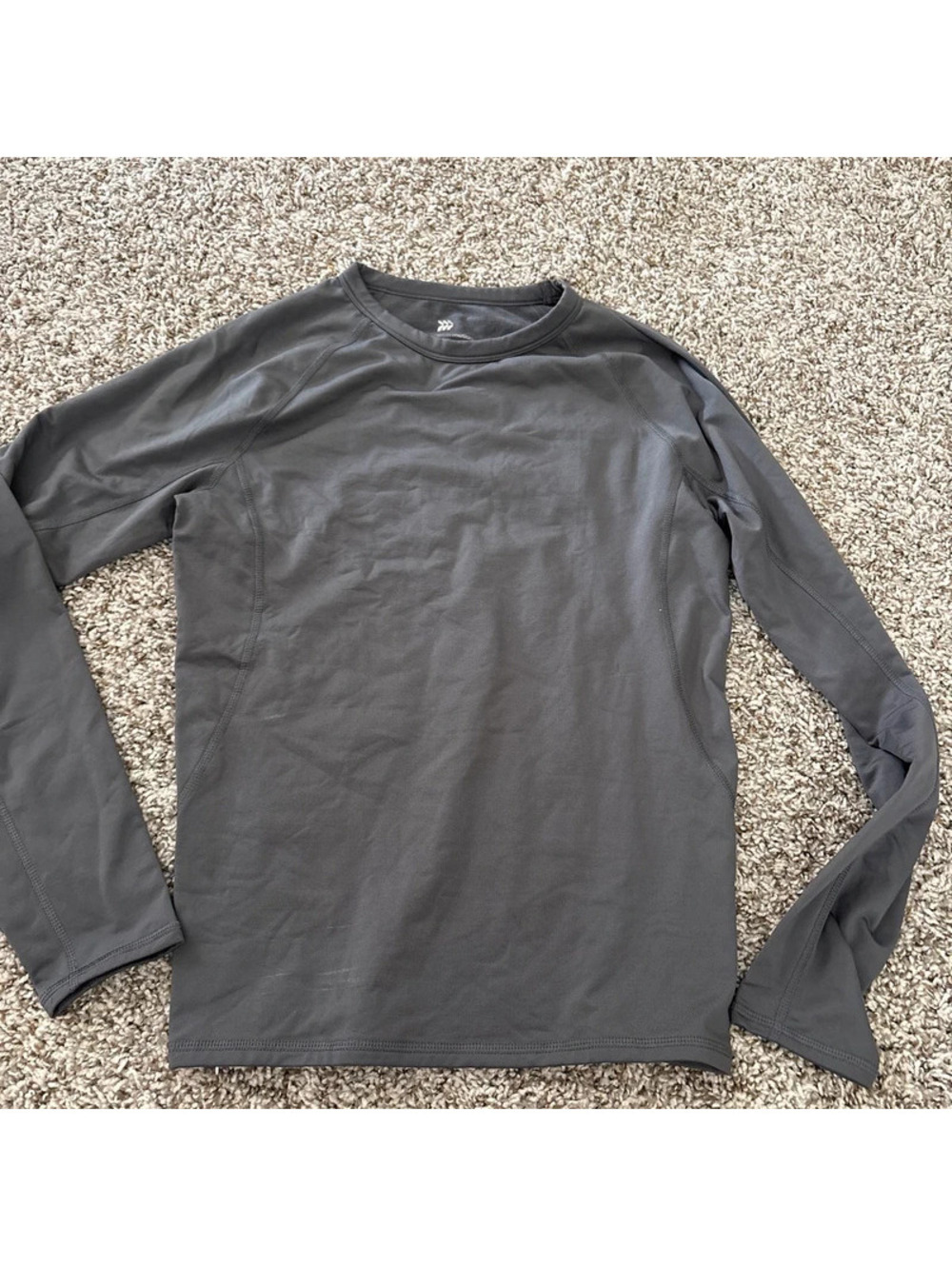 All In Motion Men’s Grey Long Sleeve Shirt Size Small NWOT